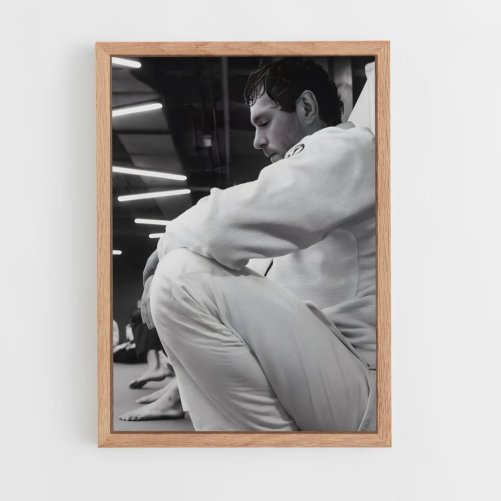 Poster Roger de gracie – affiche Jiu-jitsu brésilien (vue 4)